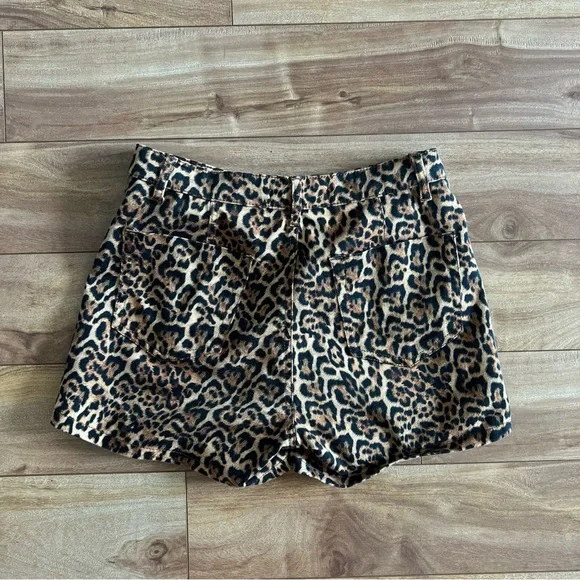 Zara Leopard Print Wrap Skort - Picture 8 of 14